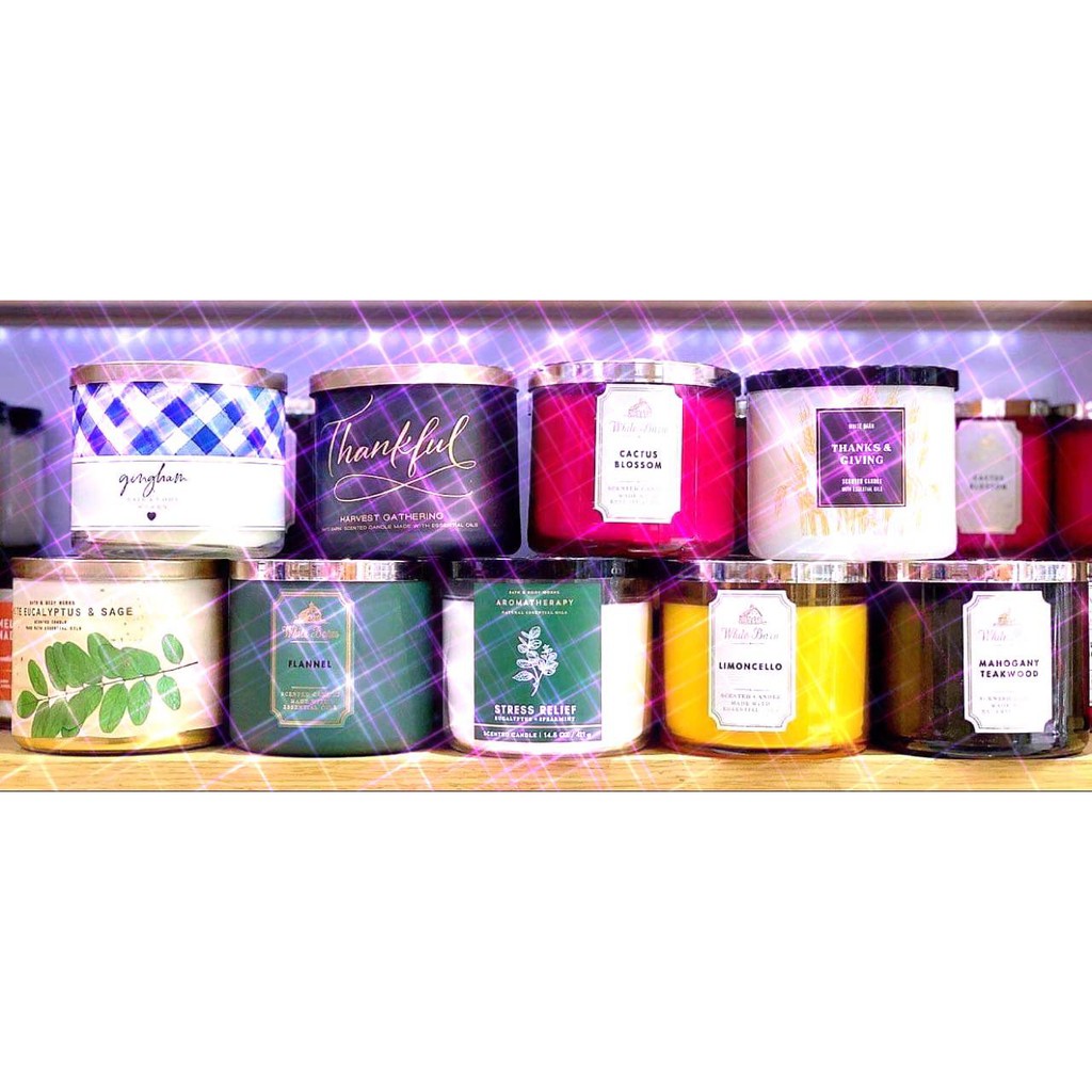 Nến Thơm Bath and Body Works 3 tim