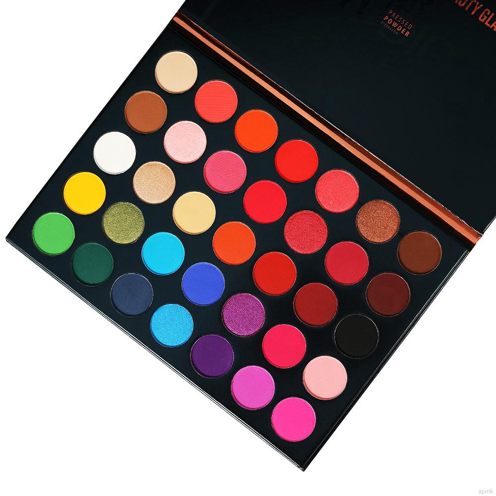 BEAUTY GLAZED New 35 Colors Matte Glitter Eyeshadow Palette