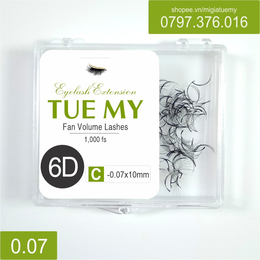 Mi Lụa Fan Volume 6D Sợi 0.07