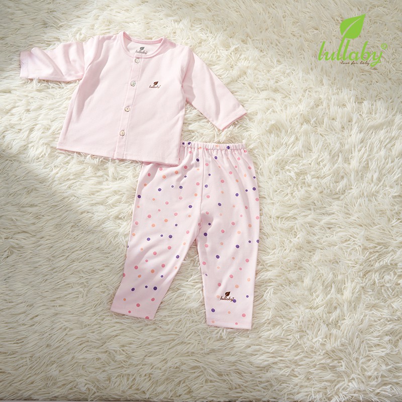 LULLABY Bộ cài giữa dài tay NH103B