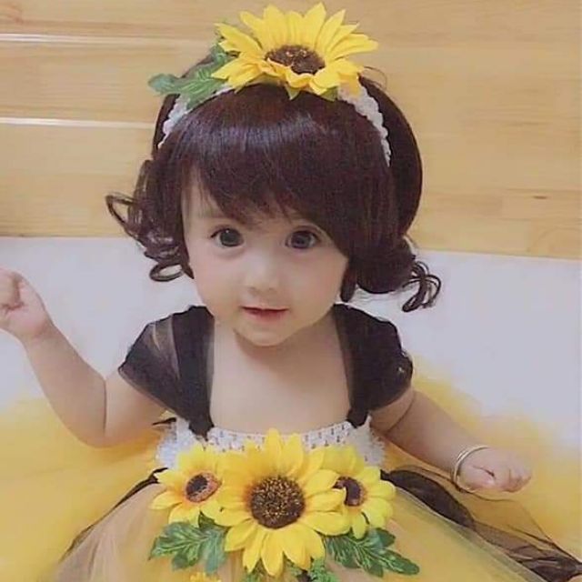 Đầm công chúa hoa hướng dương