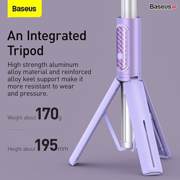 Gậy selfie tích hợp nút chụp bluetooth LVN006 Traveler Bluetooth Tripod Selfie Stick