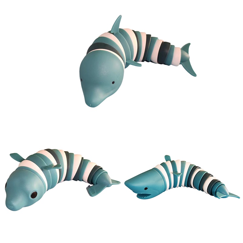Stress Toy Fidget 3D Marine Shark And Dolphin Stretch Sensory Anti Anxiety Kids gift