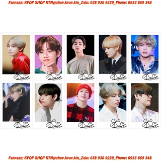 CARD CHỮ KÍ V BTS