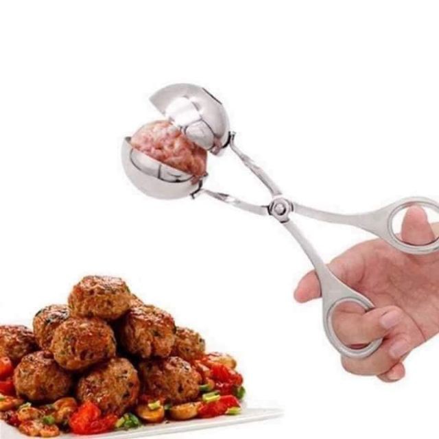 DỤNG CỤ KẸP THỊT, VIÊN CHẢ INOX