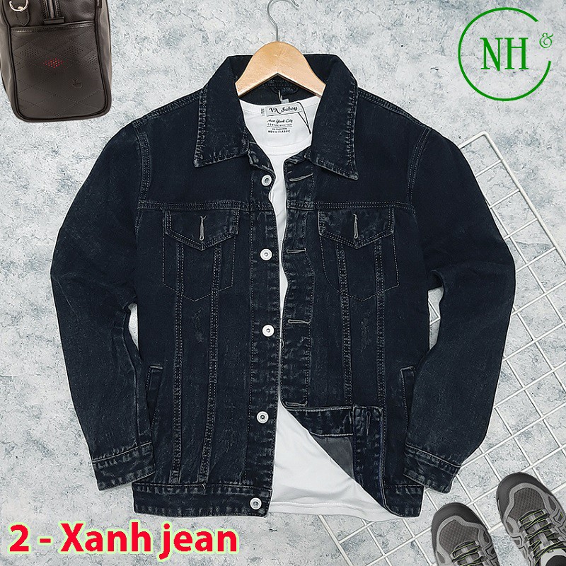 Áo khoác jean nam cá tinh trẻ trung - NH Shop