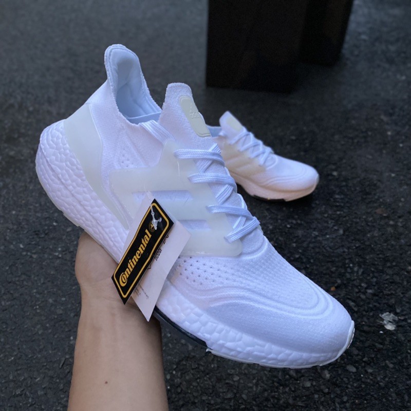 [fullbox, giấy gói] Giày ultraboost 2021 trắng nam nữ