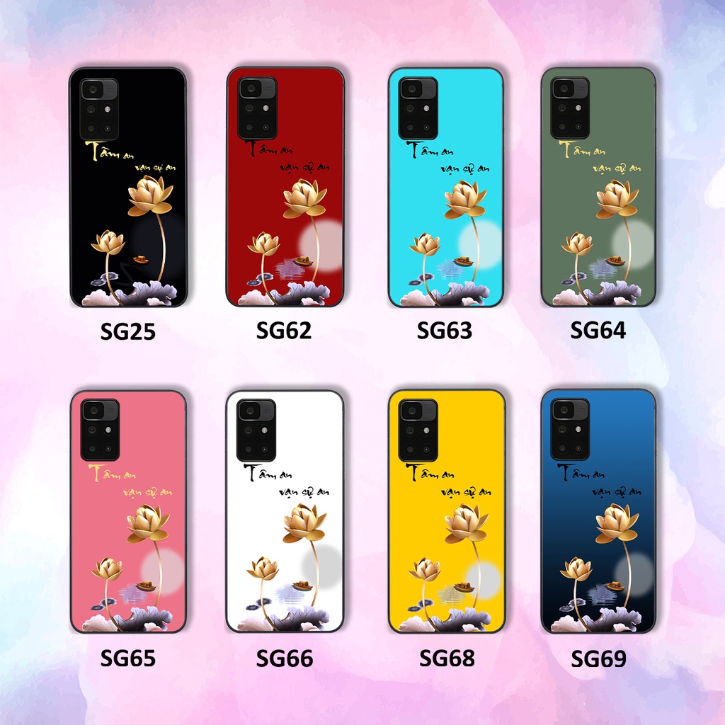Ốp Xiaomi Redmi 10 in hình ốp tâm an vạn sự an, ốp lưng SonCase