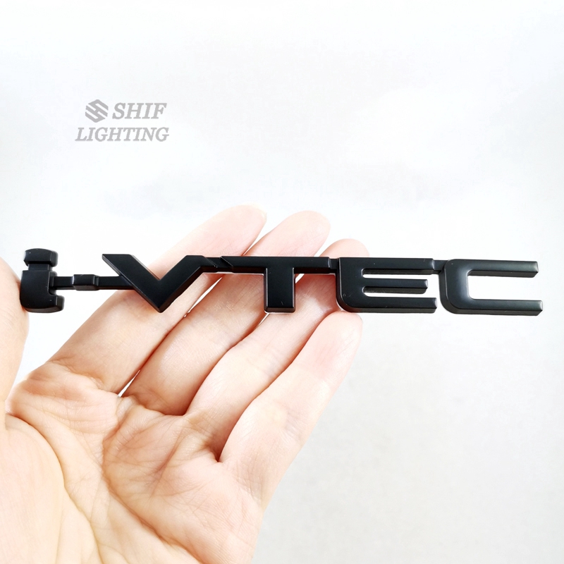Miếng dán kim loại họa tiết chữ logo i-VTEC thay thế cho xe iVTEC Honda