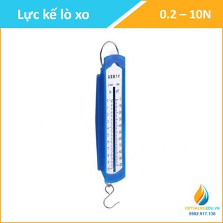 Lực kế lò xo dùng trong thí nghiệm cơ học, giới hạn đo 10N