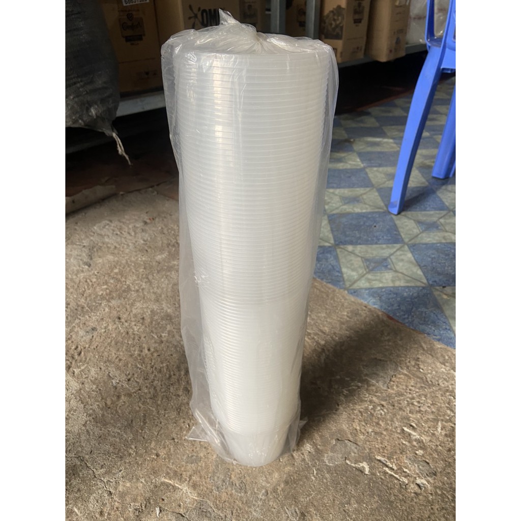 HỘP NHỰA TRÒN PP Tiến Đức CÓ NẮP 350ML-50 cái