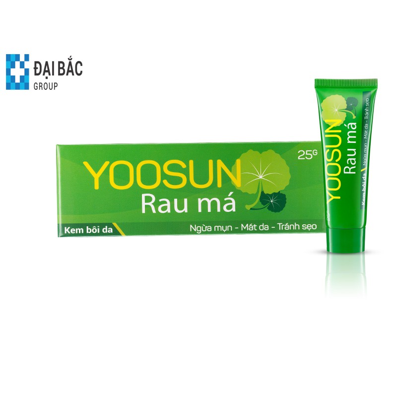 [CHÍNH HÃNG] Combo 3 tuýp YOOSUN RAU MÁ ngừa mụn dưỡng da hiệu quả 25g - tặng kèm một gương mini bỏ túi cực xinh