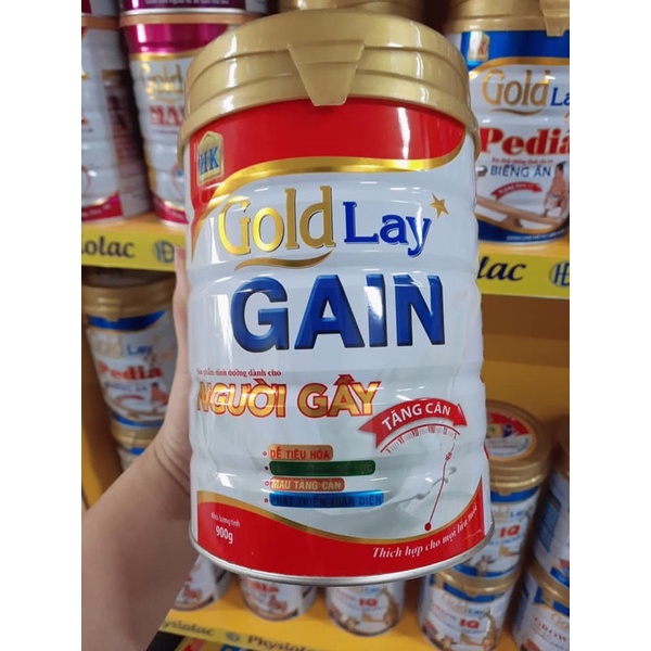 sữa tăng cân dành cho người gầy goldlay gain 900g