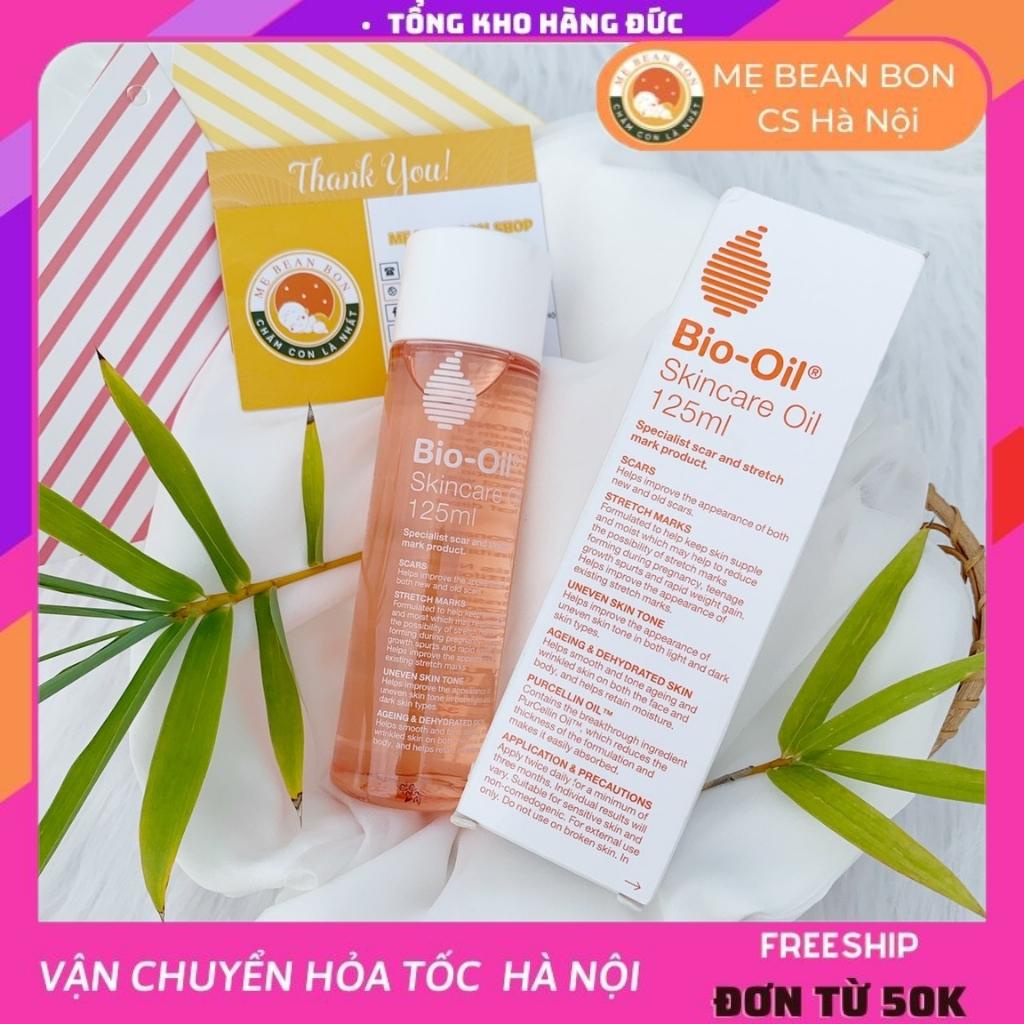 Dầu dưỡng bôi rạn da Bio Oil, Nam Phi (60ml và 125ml) giảm rạn da và giúp mờ sẹo cho mẹ bầu, mẹ sau sinh - mẹ bean bon
