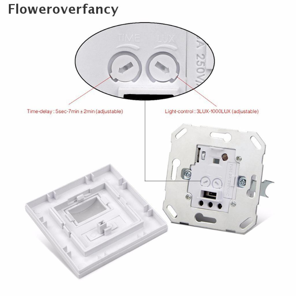 Công Tắc Cảm Biến Chuyển Động Hồng Ngoại Gắn Tường Bằng Pvc