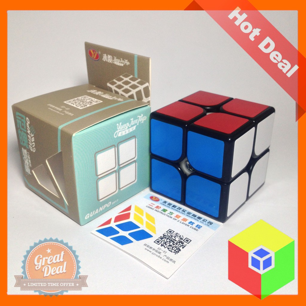 Rubik 2x2 MoYu 2 Tầng MoYu GuanPo Khối Lập Phương Rubic