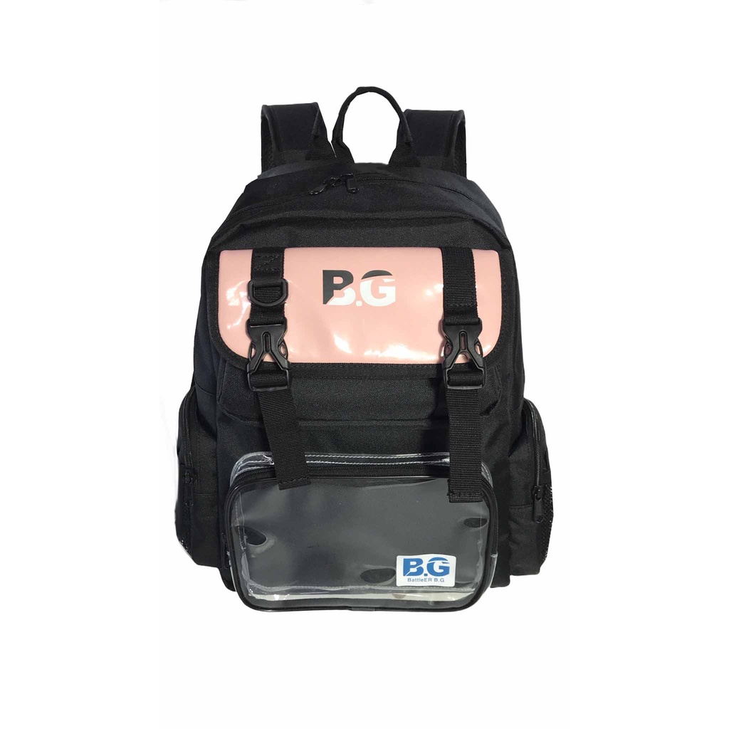 Balo đi học BATTLE ER B.G mẫu x002 Pink Unisex Streetwear Backpack