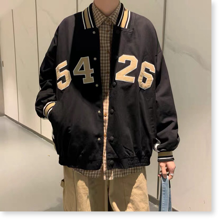 ÁO KHOÁC BOMBER NAM, ÁO KHOÁC GIÓ BÓNG CHÀY PHỐI CHỮ SỐ VIỀN CỔ PHONG CÁCH THỜI TRANG CÁ TÍNH SÀNH ĐIỆU | BigBuy360 - bigbuy360.vn