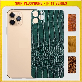 Dán skin mặt sau cho iphone 11, 11 pro, 11 pro max vân da cá sấu, da báo