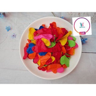 Bộ 100 Bong Bóng Trái Tim Đủ màu