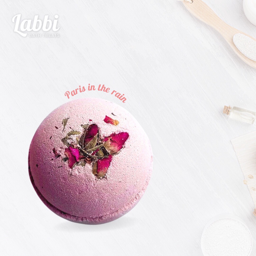 PARIS IN THE RAIN [Labbi] Bath bomb / Viên sủi bồn tắm / Bom tắm