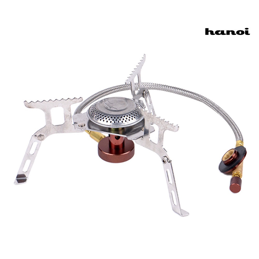 Bếp Ga Mini Bằng Thép Không Gỉ Có Thể Gấp Gọn Tiện Dụng Mang Theo Du Lịch Dã Ngoại