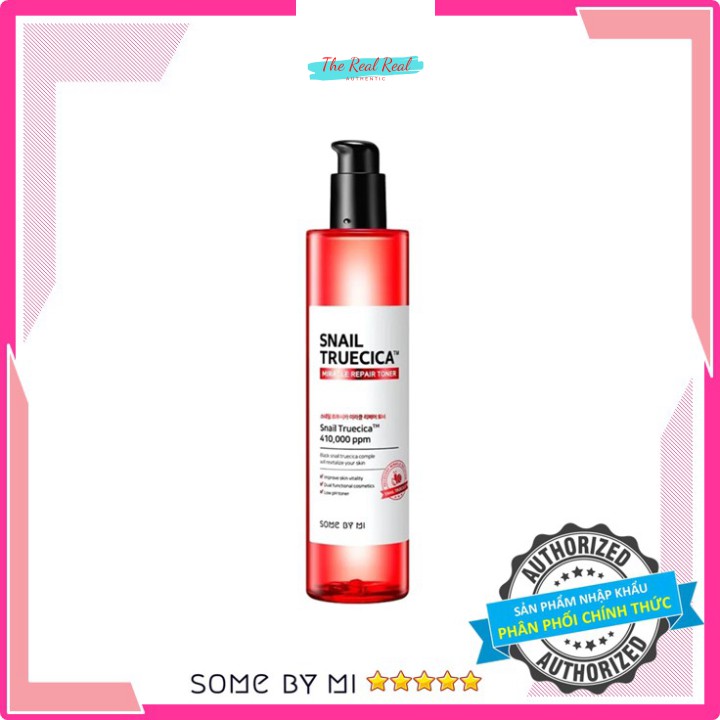 [Mã giảm giá mỹ phẩm chính hãng] Nước hoa hồng Some By Mi Snail Truecica Miracle Repair Toner