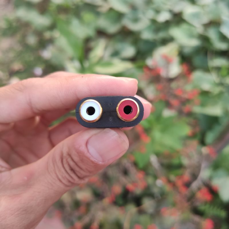 Jack chuyển 3,5mm sang RCA, jack chuyển 3,5mm sang AV bông sen mạ vàng