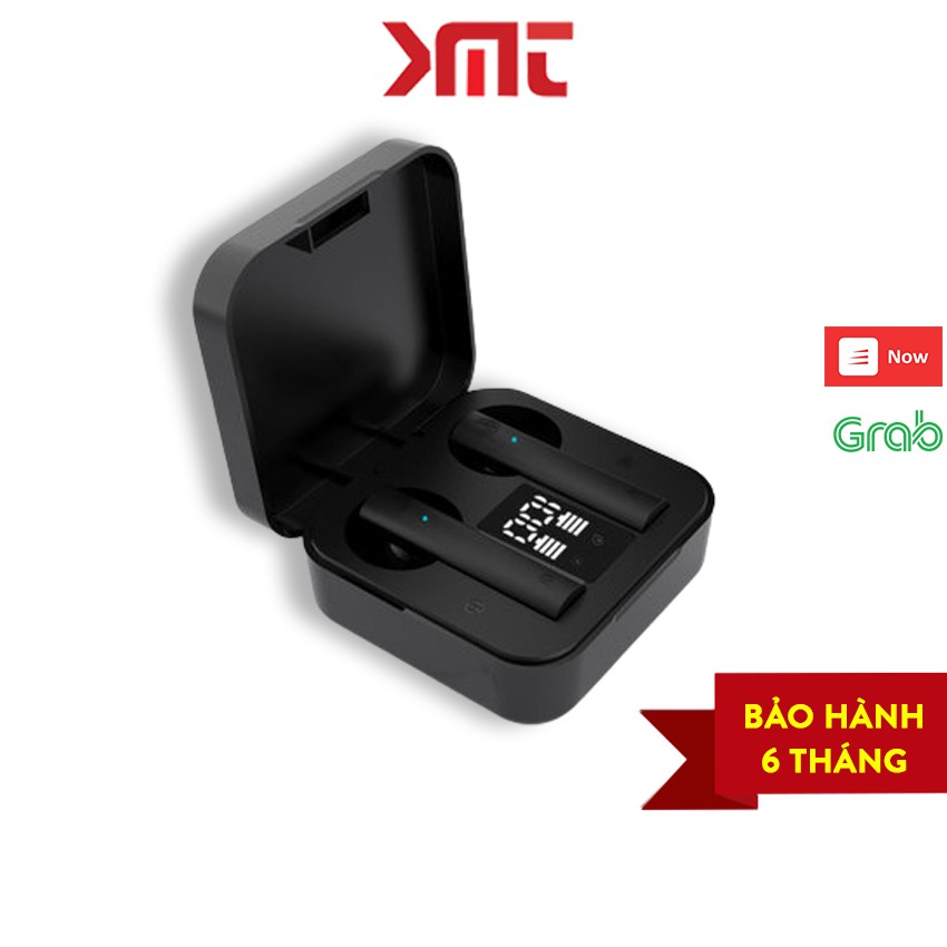 Tai nghe bluetooth không dây mini 5.0 thể thao gaming chống nước IPX5 hiển thị đèn LED số phần trăm pin KMT Store