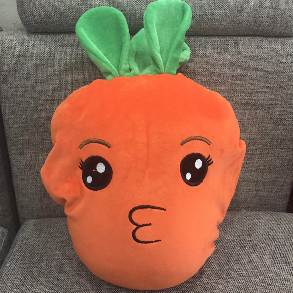 Qùa tặng Bộ chăn và gối mền trái cây, động vật văn phòng hoạt hình dễ thương