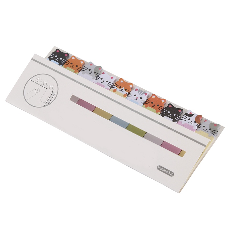 Giấy Dán Ghi Chú Hình Động Vật Hoạt Hình Dễ Thương