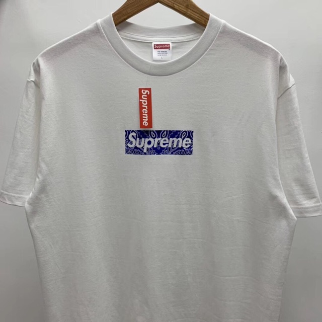 ÁO THUN SUPREME BANDANA BOX LOGO - FULL MÀU