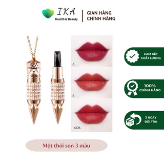 Thỏi Son Môi 3 Màu Nữ Hoàng dưỡng ẩm siêu lì
