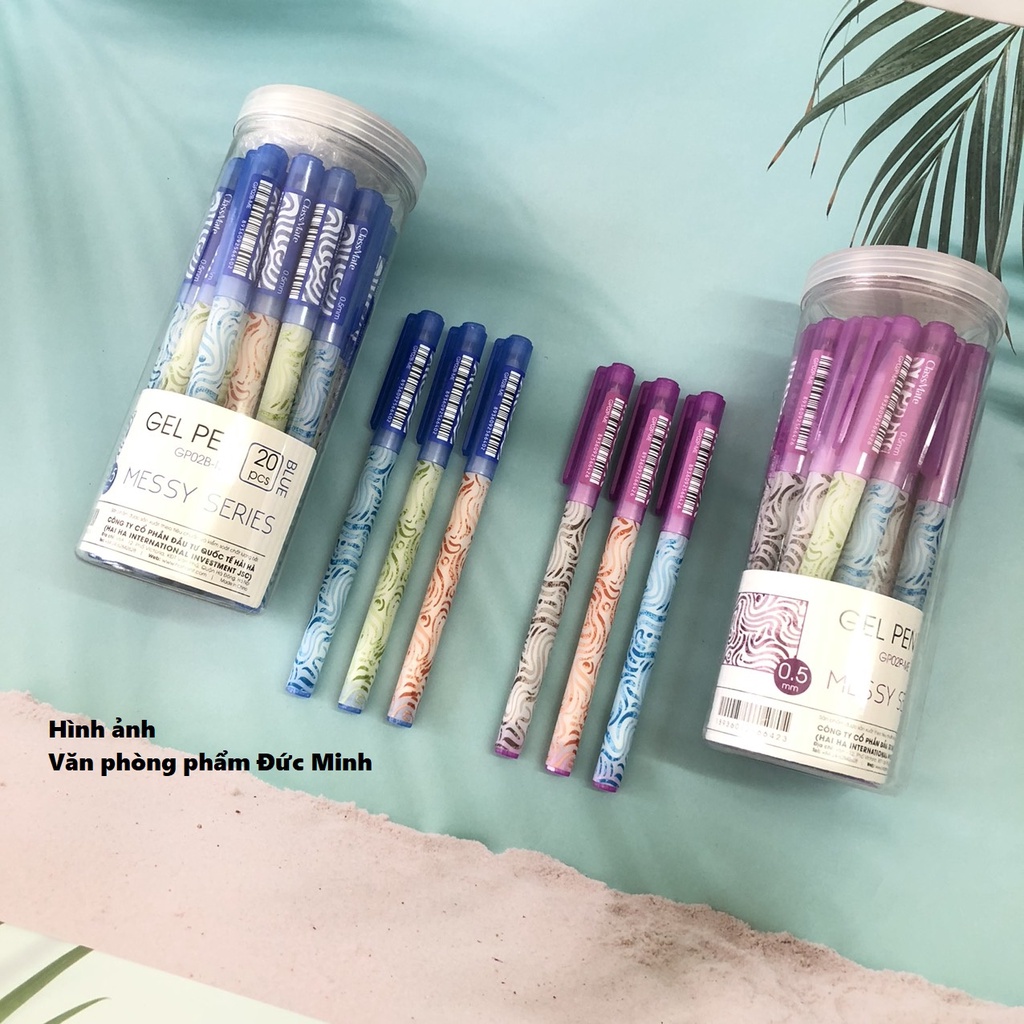 Bút Gel Messy 0.5mm- GP02-ME -Classmate - viết trơn, nét đều, mực khô ngay, công nghệ mới - vpp Quế Anh