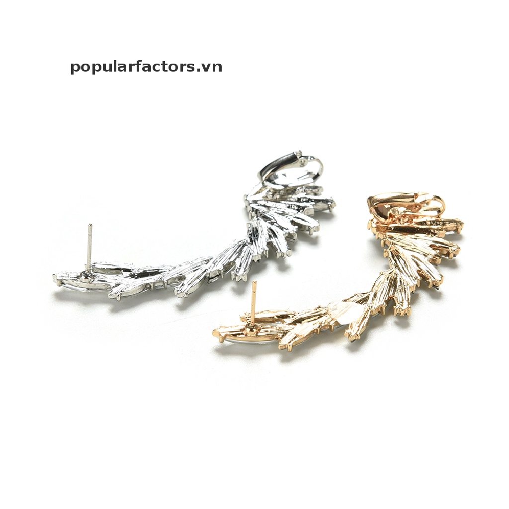 1x Khuyên Kẹp Vành Tai Đính Đá Thời Trang Cho Nữ