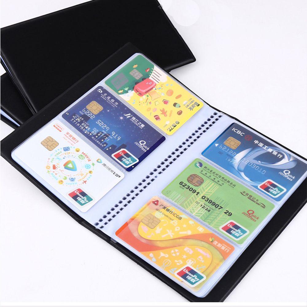 Ví Da Đựng Thẻ ID / Danh Thiếp Sức Chứa Lớn Siêu Bền Chống Thấm Nước Tiện Dụng Giá Đỡ