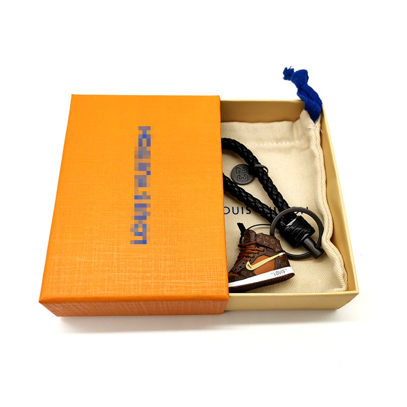 ✽☢✆Móc Khóa Dây Da Hình Giày Bóng Rổ mini 3D Thời Trang