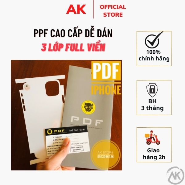 Miếng dán PPF/PDF 💖 Dễ dán 💖 Film dán chất lượng cao