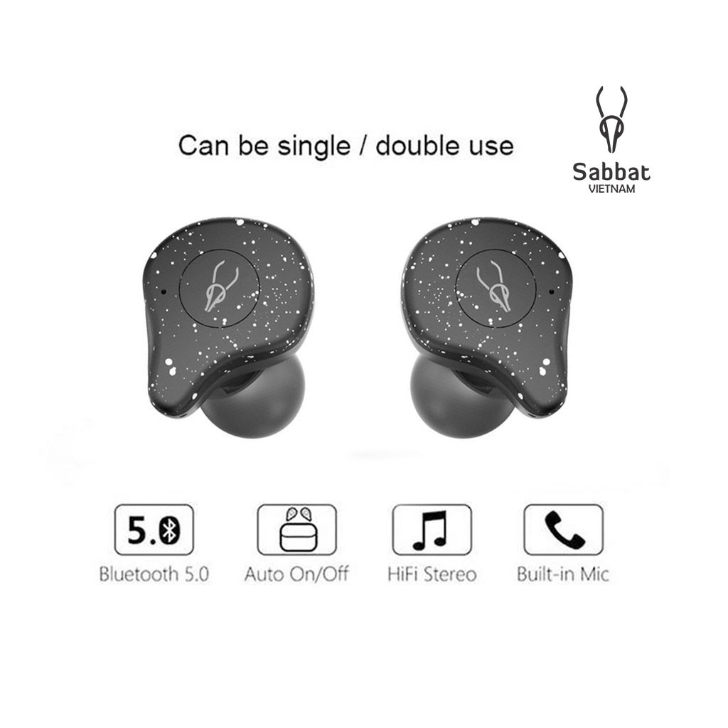 Tai nghe bluetooth Sabbat E12 ultra phiên bản Snow flake