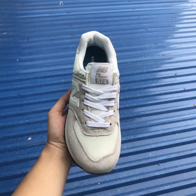 &gt;ẢNH THẬT-HÀNG THẬT&lt; Giày Sneaker N 574 xám phản quang nam nữ