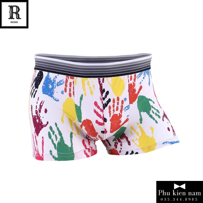 Hộp 4 Quần Lót Nam Boxer Quần Sịp Boxer HOẠT HÌNH S032