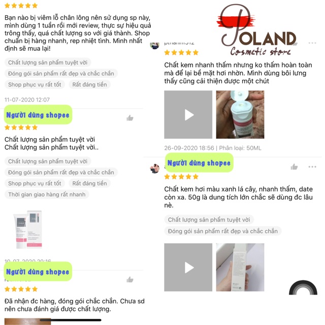 Kem Ziaja Med Hồng giúp giảm viêm nang lông, giảm kích ứng và tổn thương do mụn 50ml