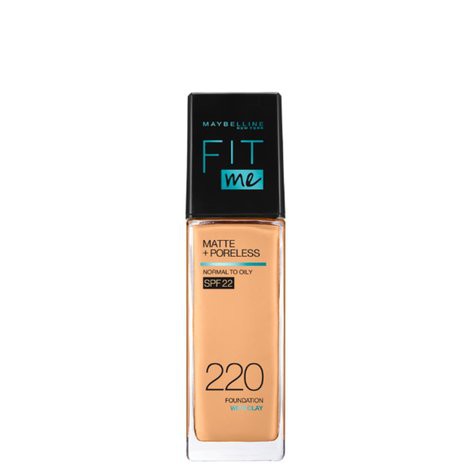 Kem Nền Maybelline Mịn Nhẹ Kiềm Dầu Chống Nắng #108 30ml Fit Me Matte Poreless Foundation SPF 22 - 108 Light Porcelain
