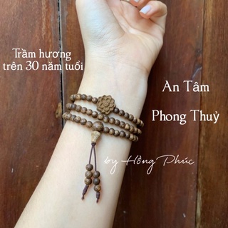 Vòng Trầm Hương 108 hạt Tốc Xí 5mm tự nhiên - phong thuỷ an yên tài lộc cho người đeo
