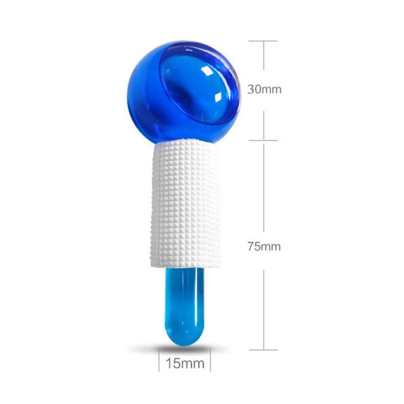Dụng Cụ Bóng Lăn Mát Xa Chăm Sóc Da Mặt Bằng Thủy Tinh Tiện Dụng