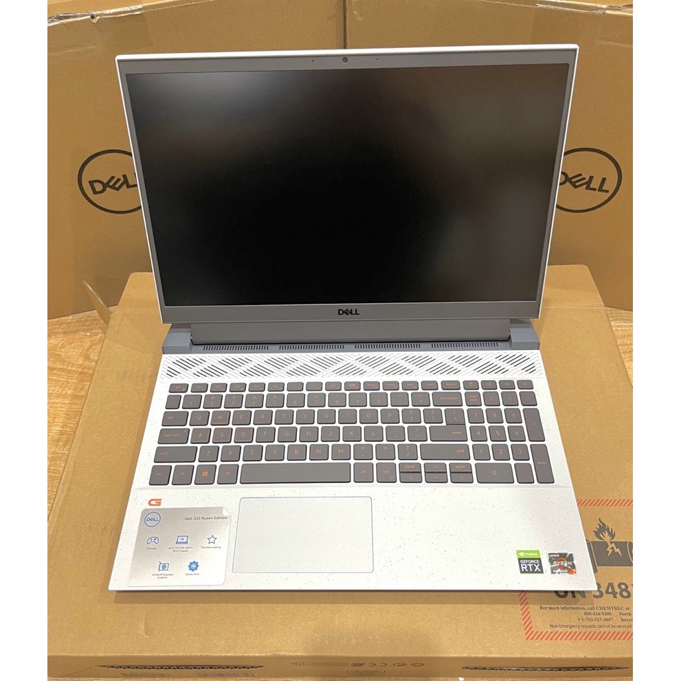Laptop Dell Gaming G15 Ryzen Edition 5515 : AMD R7-5800H, RTX 3050Ti 4G, Ram8 G, SSD NVMe 512G, Win10