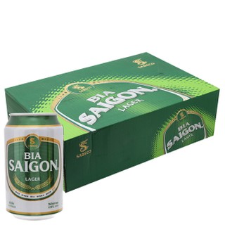 COMBO12 Bia Sài Gòn Lager 330ml HSD:26.11.2019