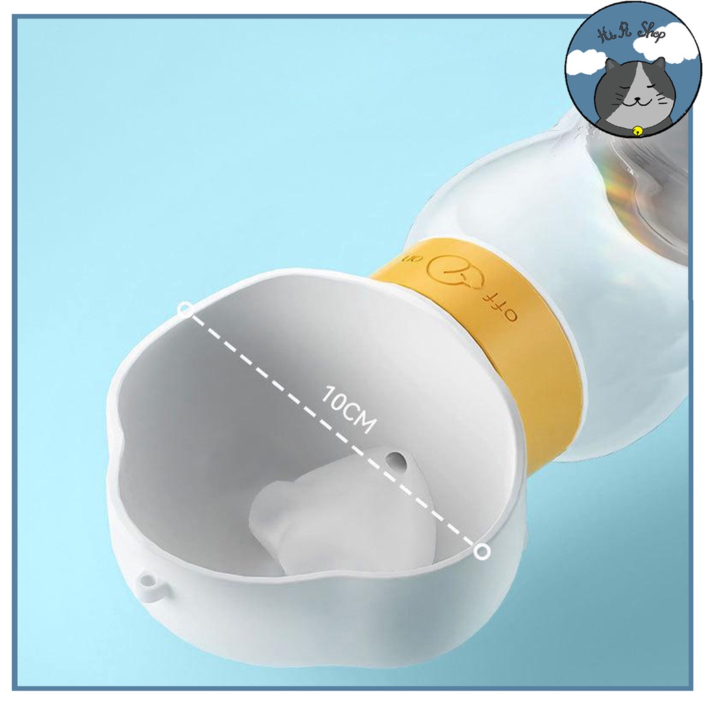 Bình Nước Di Động Cho Thú Cưng Dụng Cụ Uống Nước Cầm Tay Du Lịch Tiện Dụng Cho Chó Mèo