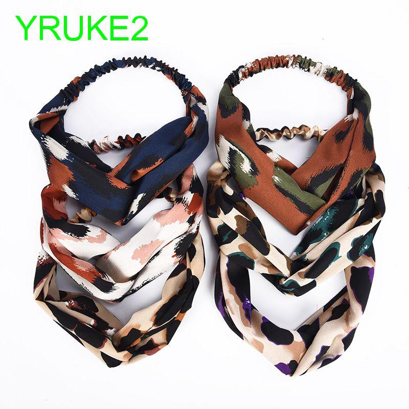 Boho Twist Elastic Cross Knot Hair Band