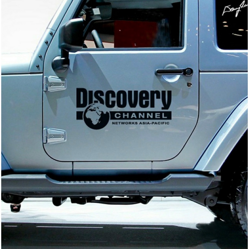 Tem dán sườn xe Discovery Channel